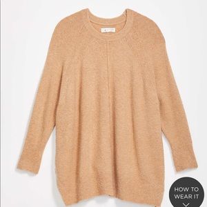 Lou and Grey seamed poncho sweater